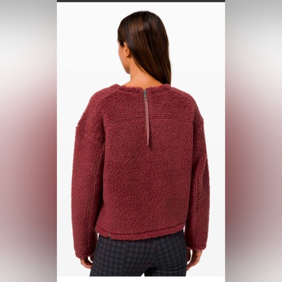 EUC Lululemon Wool Whenever Crew - size 10 - savannah colour - Picture 2 of 10